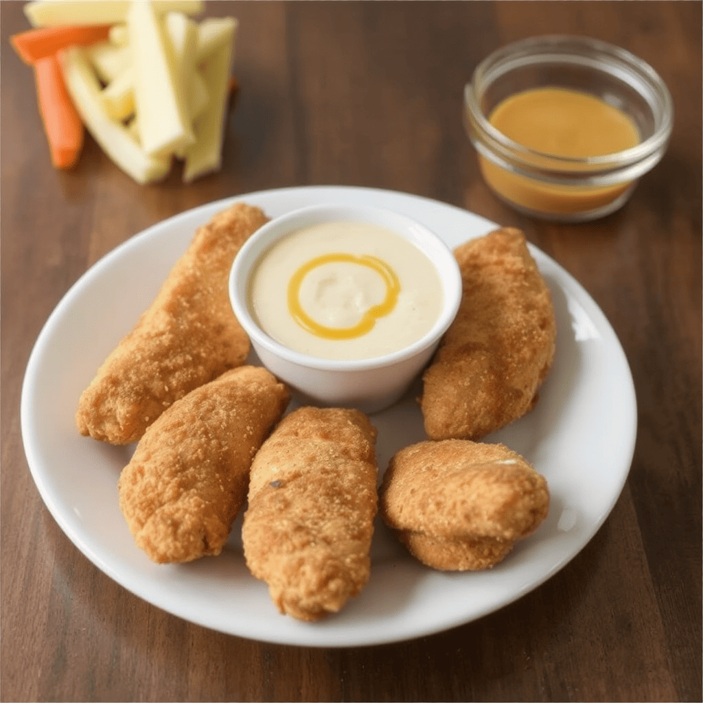 Chicken Tenders with Honey Mustard Dip