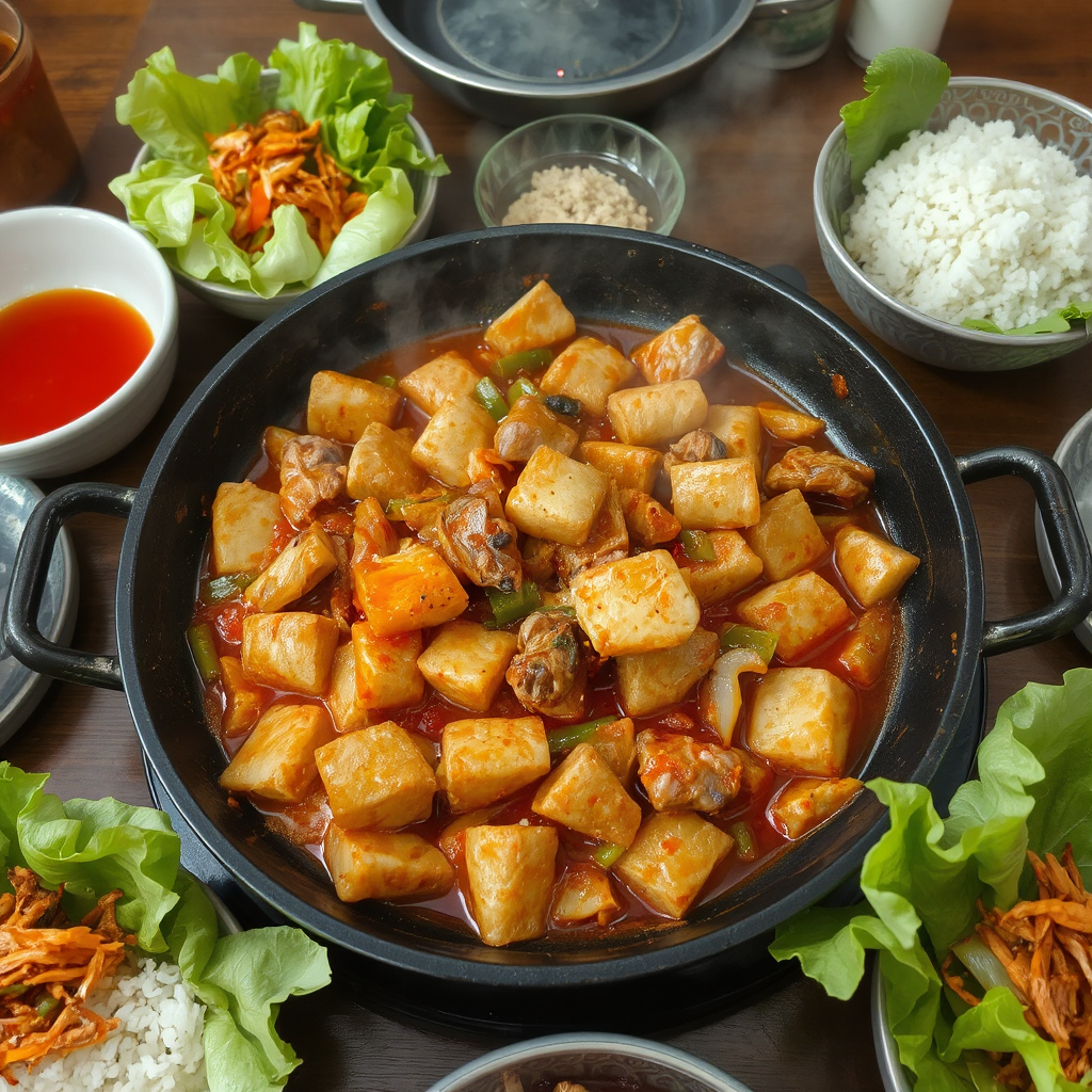 Dakgalbi – Spicy Stir-Fried Chicken